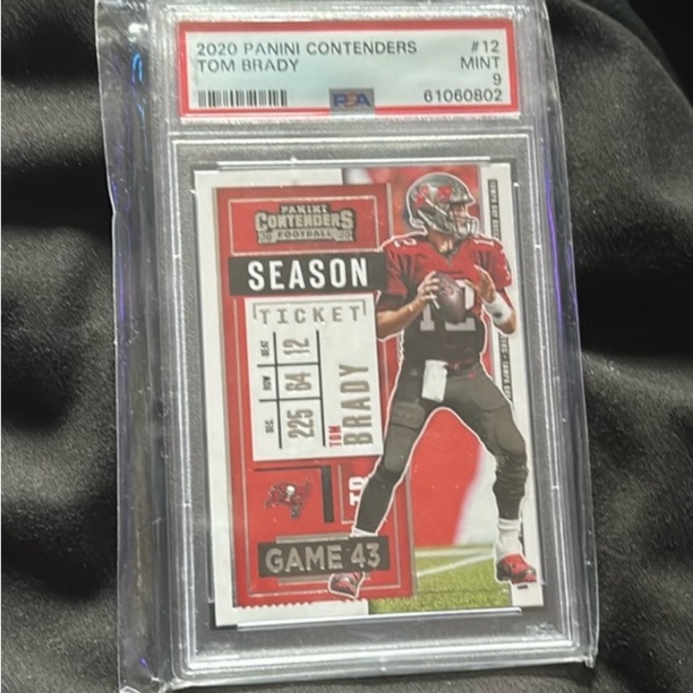 Tom Brady graded psa 9 mint condition First year with Tampa & Super Bowl win!